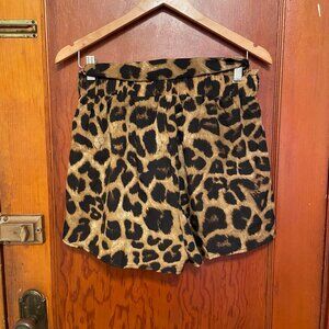 SHEIN Leopard Print Casual Shorts
